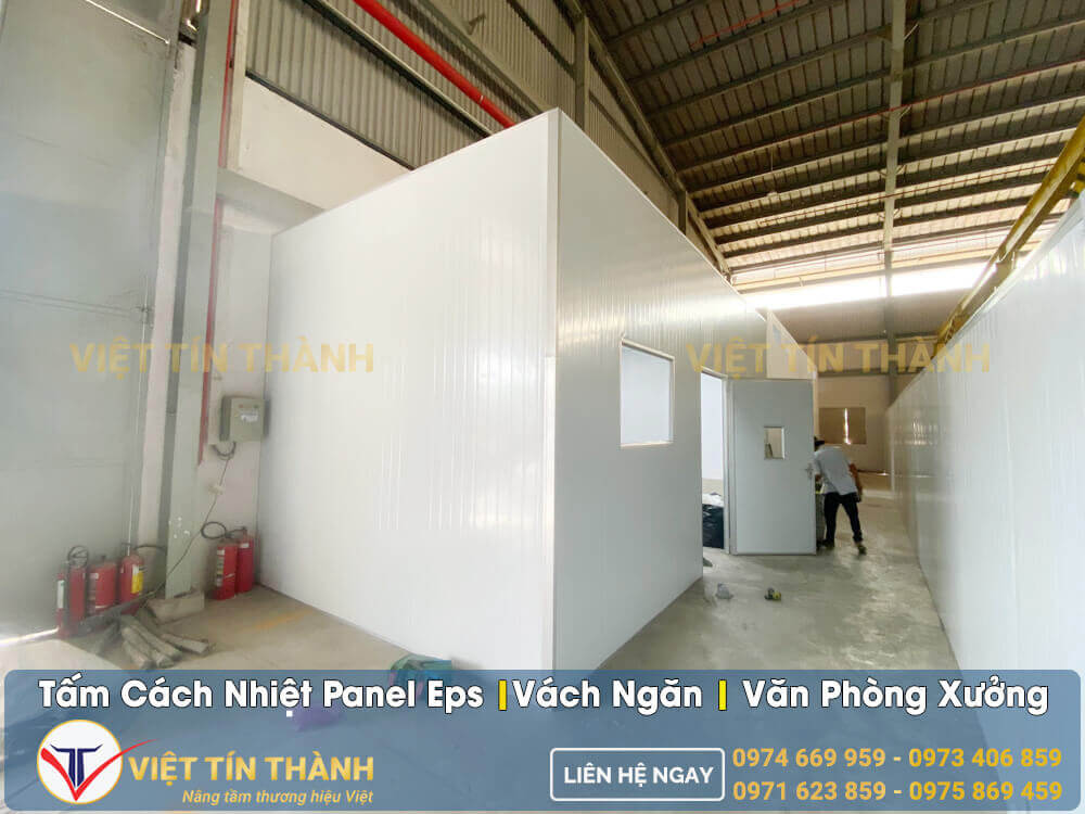 lắp ghép nhà văn phòng bằng tấm panel eps